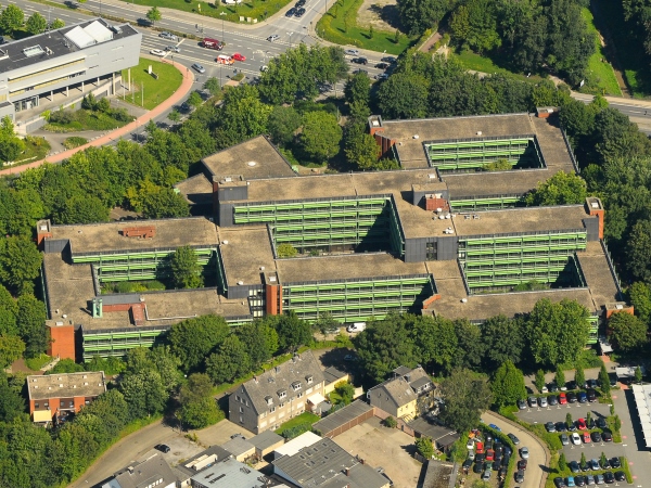 Luftbild des Kreishauses